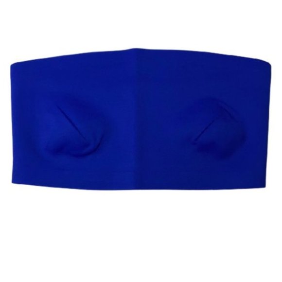 Free People Nina Neo Scuba Bandeau Bralette Blue S NWT - Picture 5 of 8